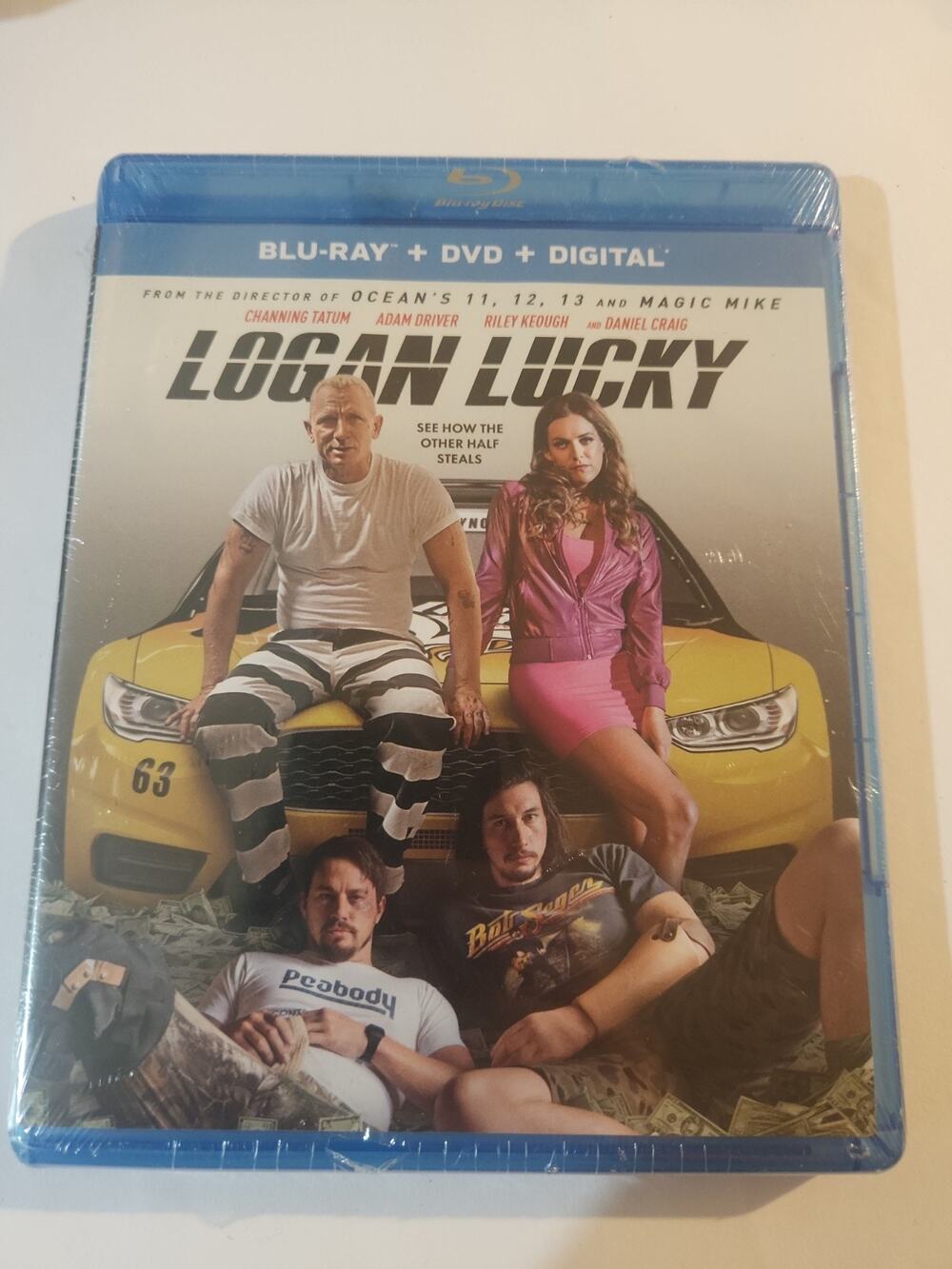 Logan Lucky (Blu-ray, 2017) Daniel Craig, Channing Tatum New Sealed